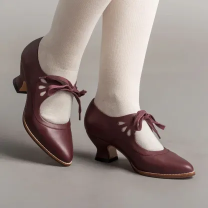 New Women's Orthopaedic High Heel Leather Shoes