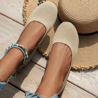 Women Comfortable Breathable Slip On Arch Support Casual Shoes