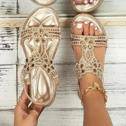 Women's Comfort Classic Wedge Bowtie Slide Sandals