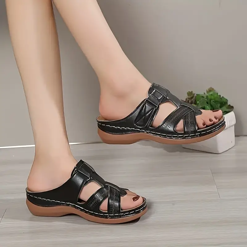 Women's Comfort Bowtie Slide Slip-On Sandals