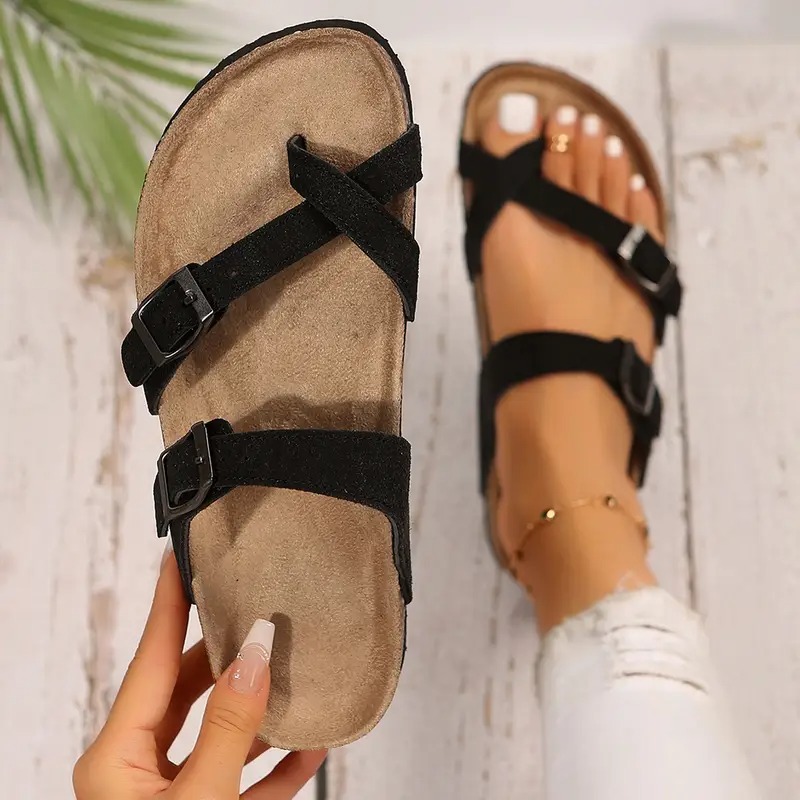 Women's Retro Flat Strappy Sandals