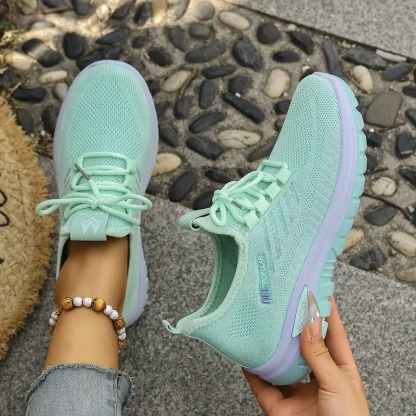 Women's Lace-up Walking Sneakers