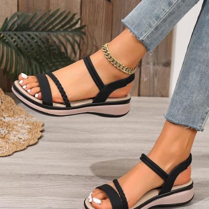 Women's Strappy Wedge Sandals