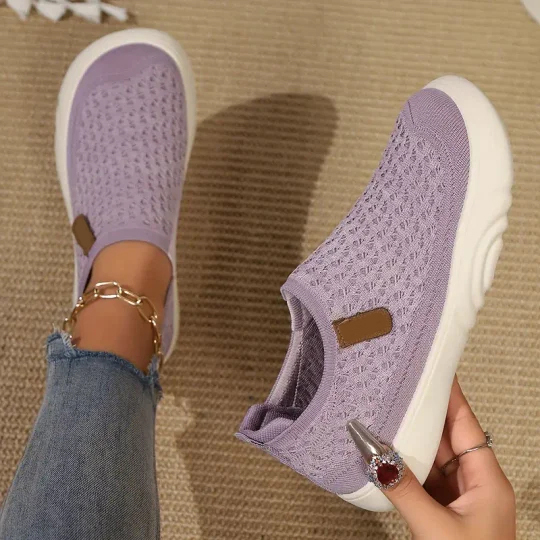 Women's Breathable Knit Loafers