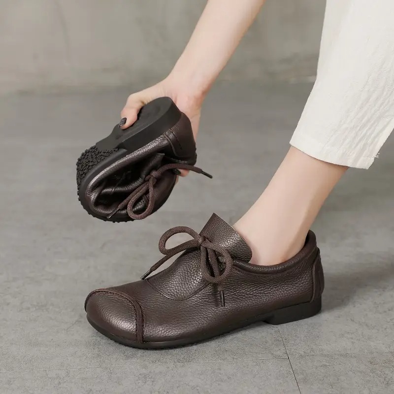 Women's Leather Slip-On Loafers