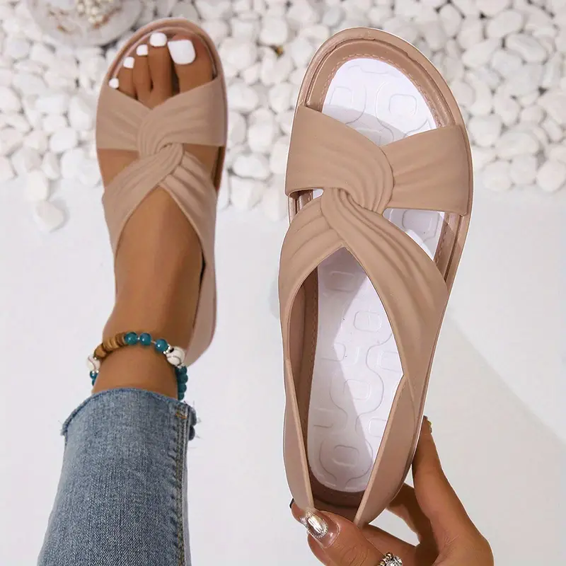 Women's Comfort Bowtie Slide Sandals