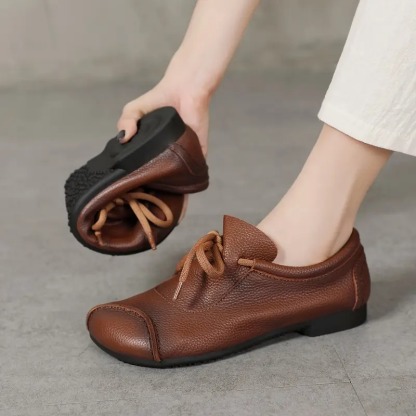 Women's Leather Slip-On Loafers