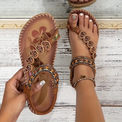 Women's Boho Style Flat Sandals