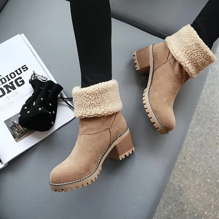 Women's Soft Waterproof Wool Lining Boots