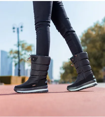 Premium Waterproof Faux Fur Non-Slip Women's Snow Boots