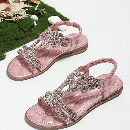 Women's Comfort Classic Wedge Bowtie Slide Sandals