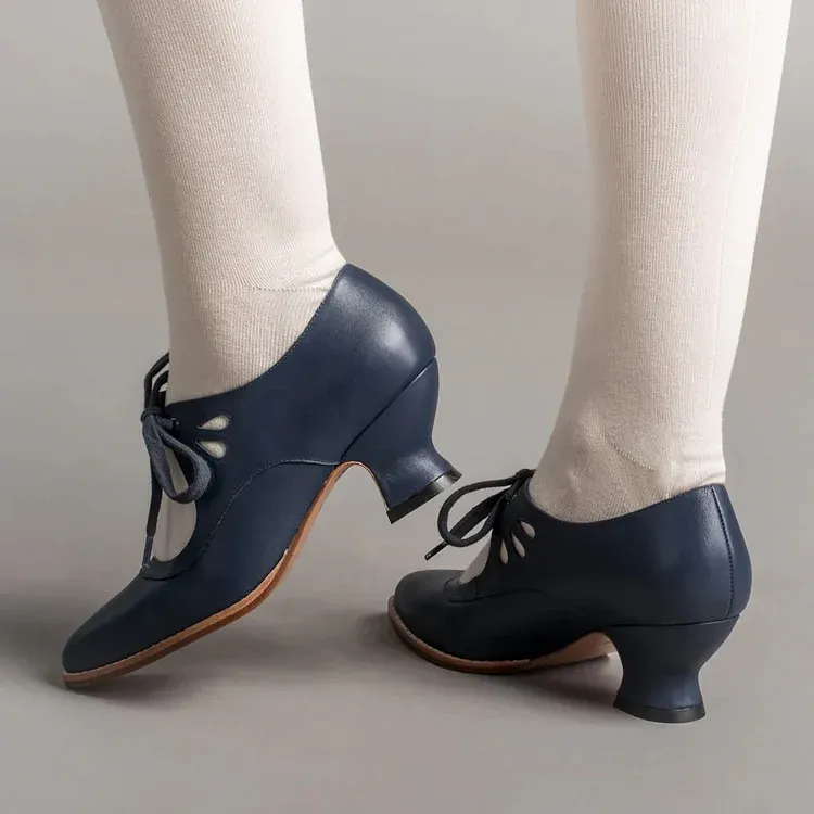 New Women's Orthopaedic High Heel Leather Shoes