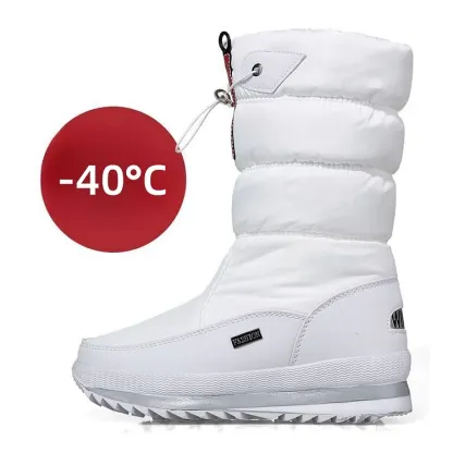 Premium Waterproof Faux Fur Non-Slip Women's Snow Boots