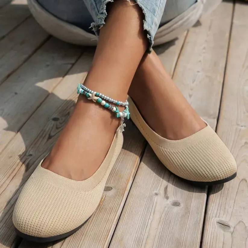 Women Comfortable Breathable Slip On Arch Support Casual Shoes