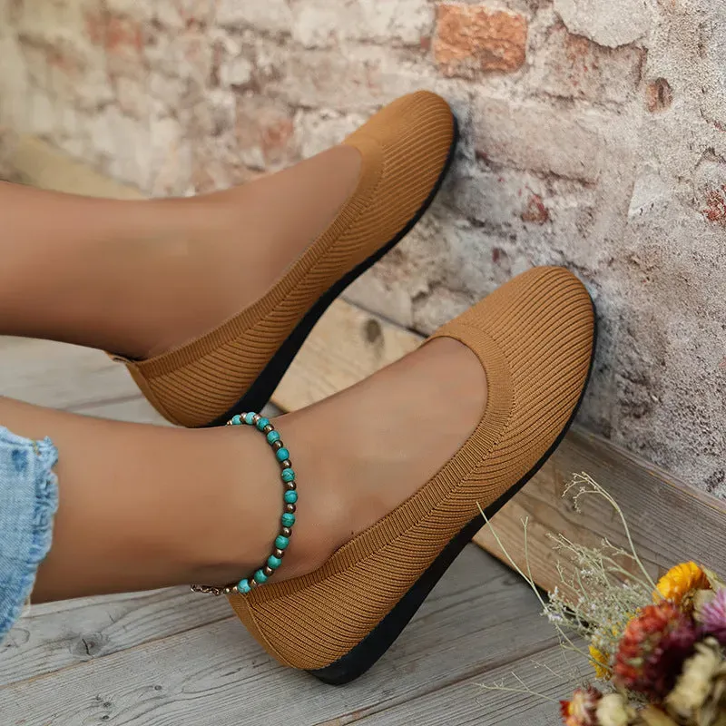Women Comfortable Breathable Slip On Arch Support Casual Shoes