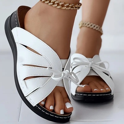 Women's Comfort Bowtie Slide Sandals