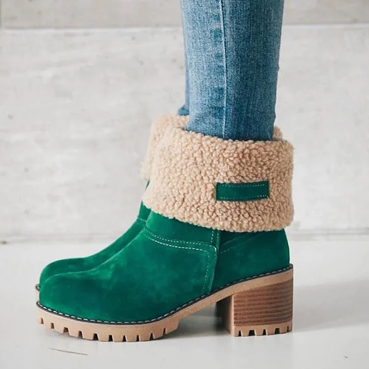 Women's Soft Waterproof Wool Lining Boots