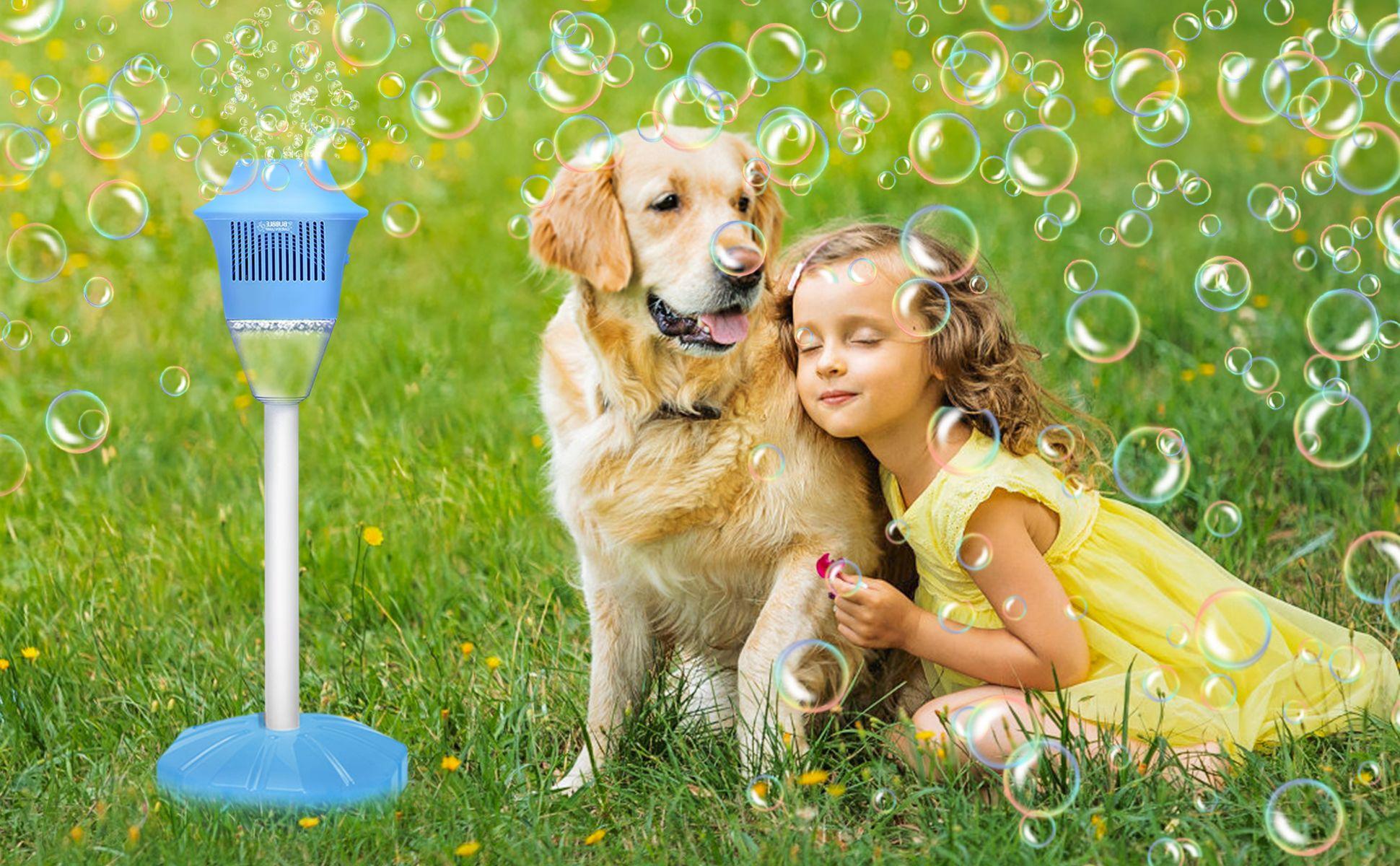 Children's Electric Streetlight Bubble Machine