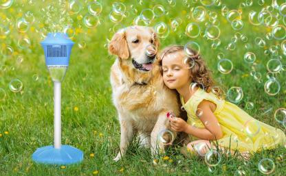 Children's Electric Streetlight Bubble Machine