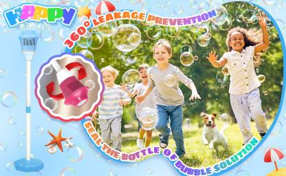 Children's Electric Streetlight Bubble Machine