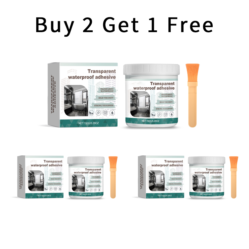 Multifunctional transparent waterproof adhesive