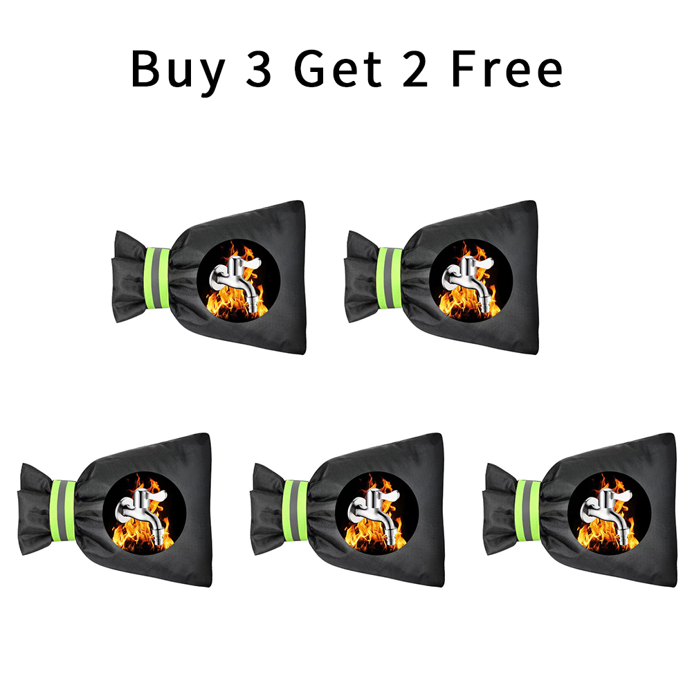 Outdoor faucet frost protection cover