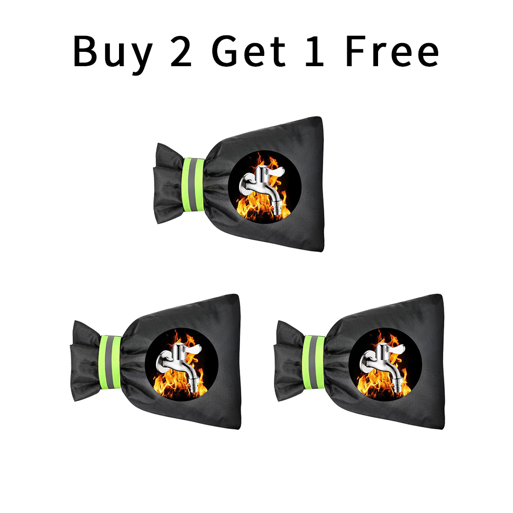 Outdoor faucet frost protection cover