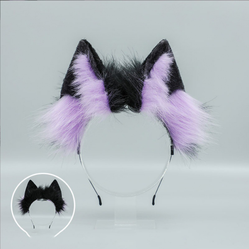 Rechargeable plush electric headband