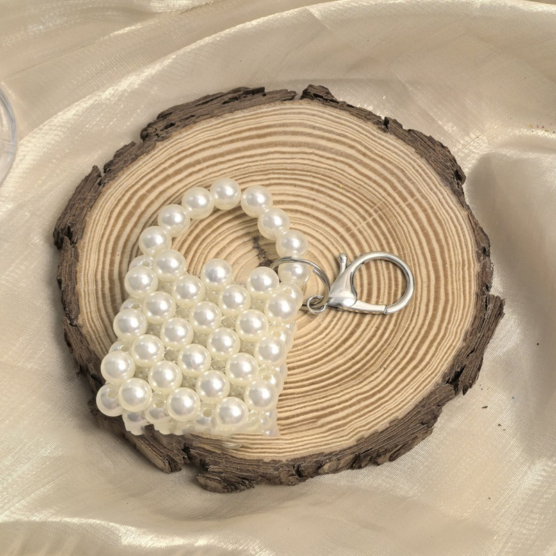 Handmade pearl keychain
