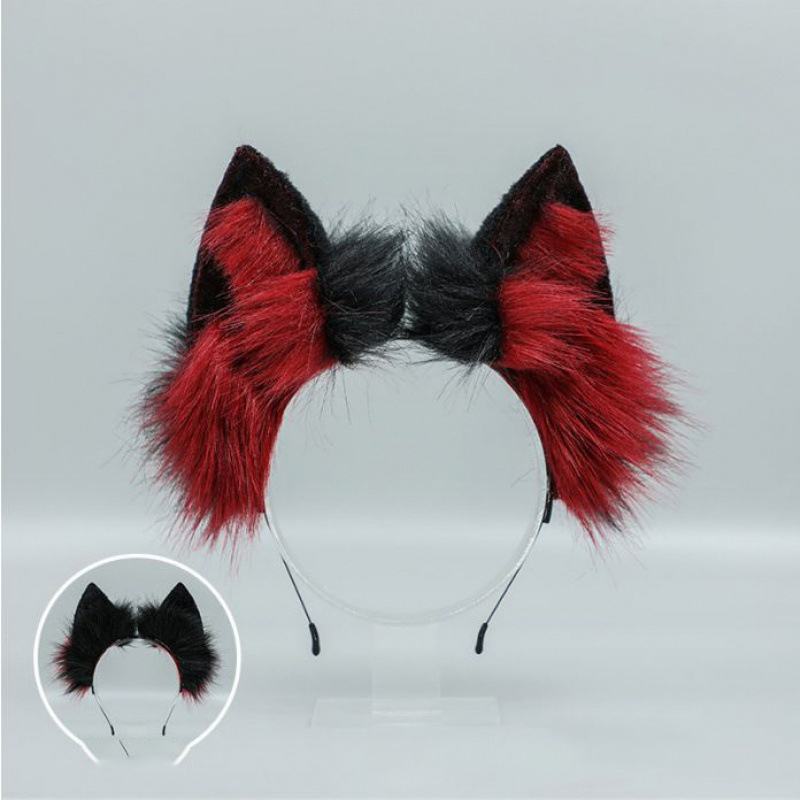 Rechargeable plush electric headband