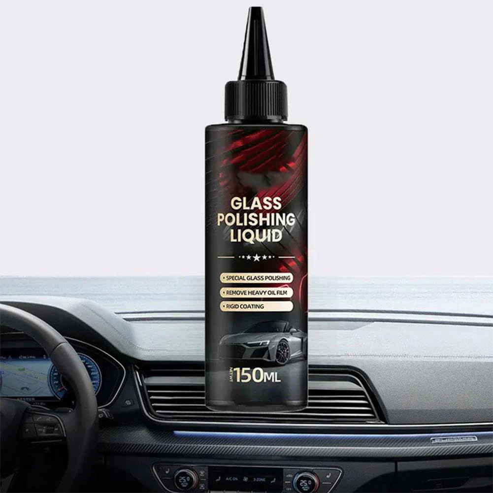 Car glass cleaner - anti-fog and oil-resistant