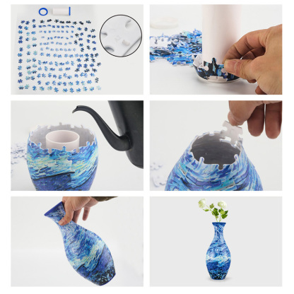 3D puzzle vase