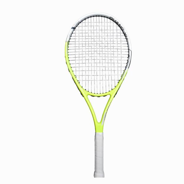 Giant bouncy tennis ball, tennis racket