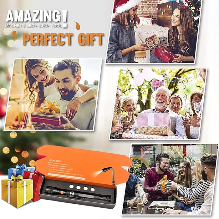 🎄 Telescoping Magnetic Pickup Tools – The Ultimate Gift for Every Guy This Christmas! 🎁