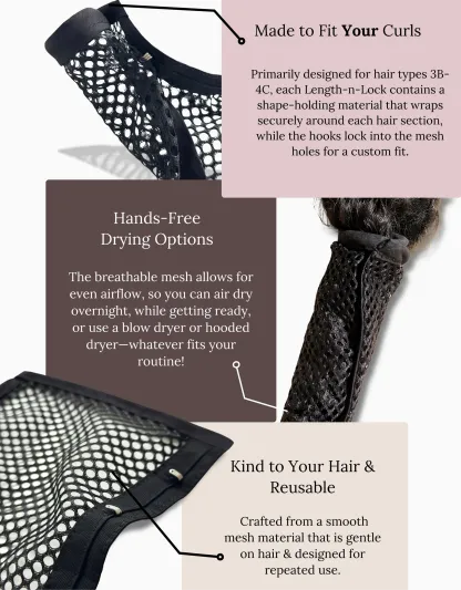 Mesh Dry Hair Curling Cap