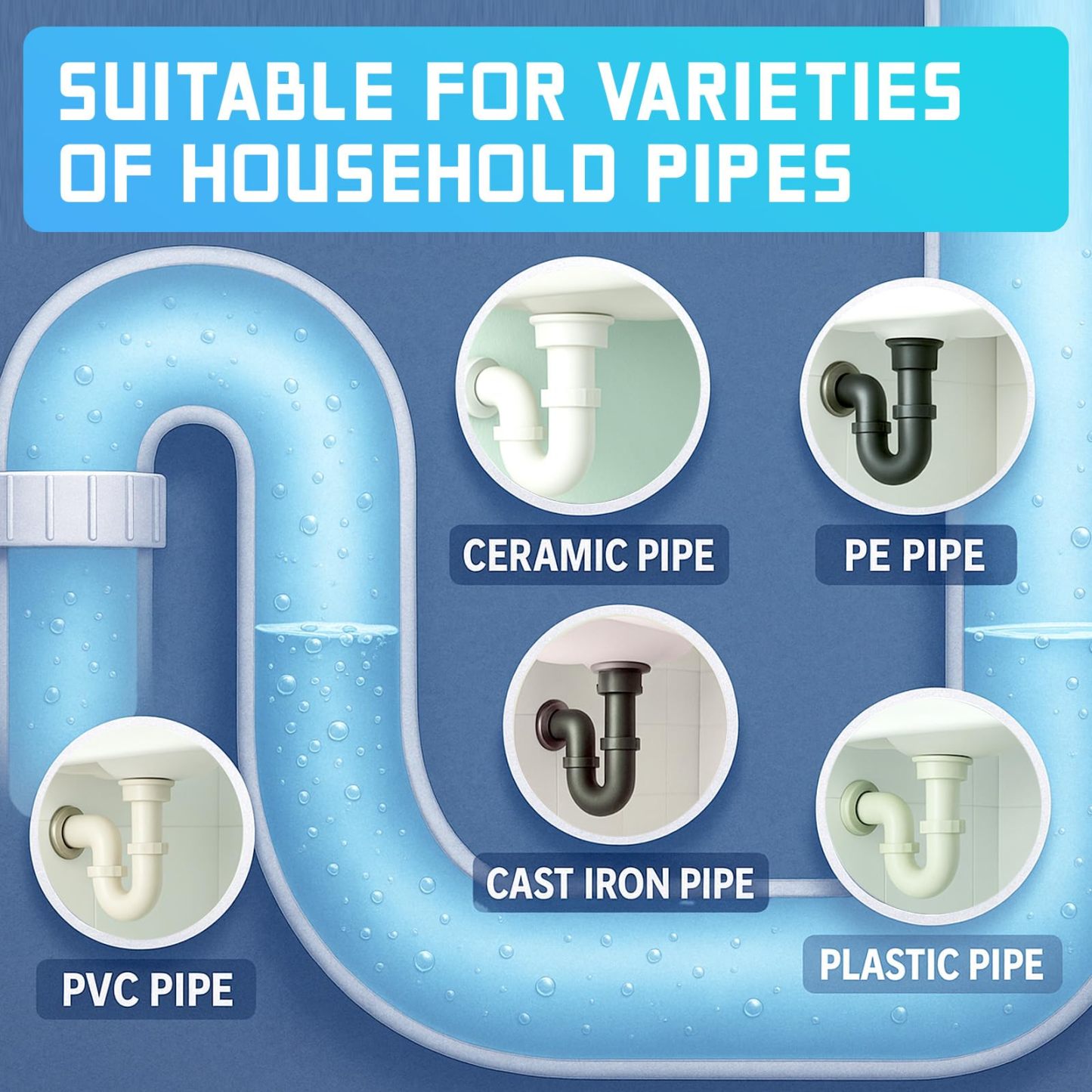 Powerful Drain Cleaner Agent