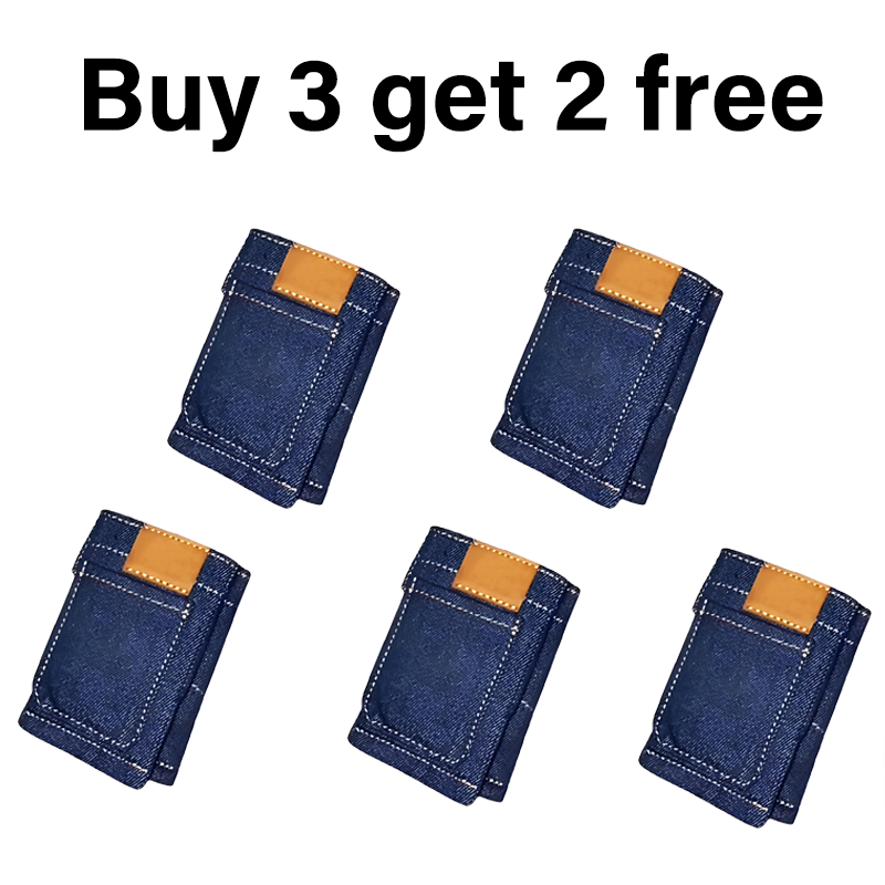 Denim shorts and wallet