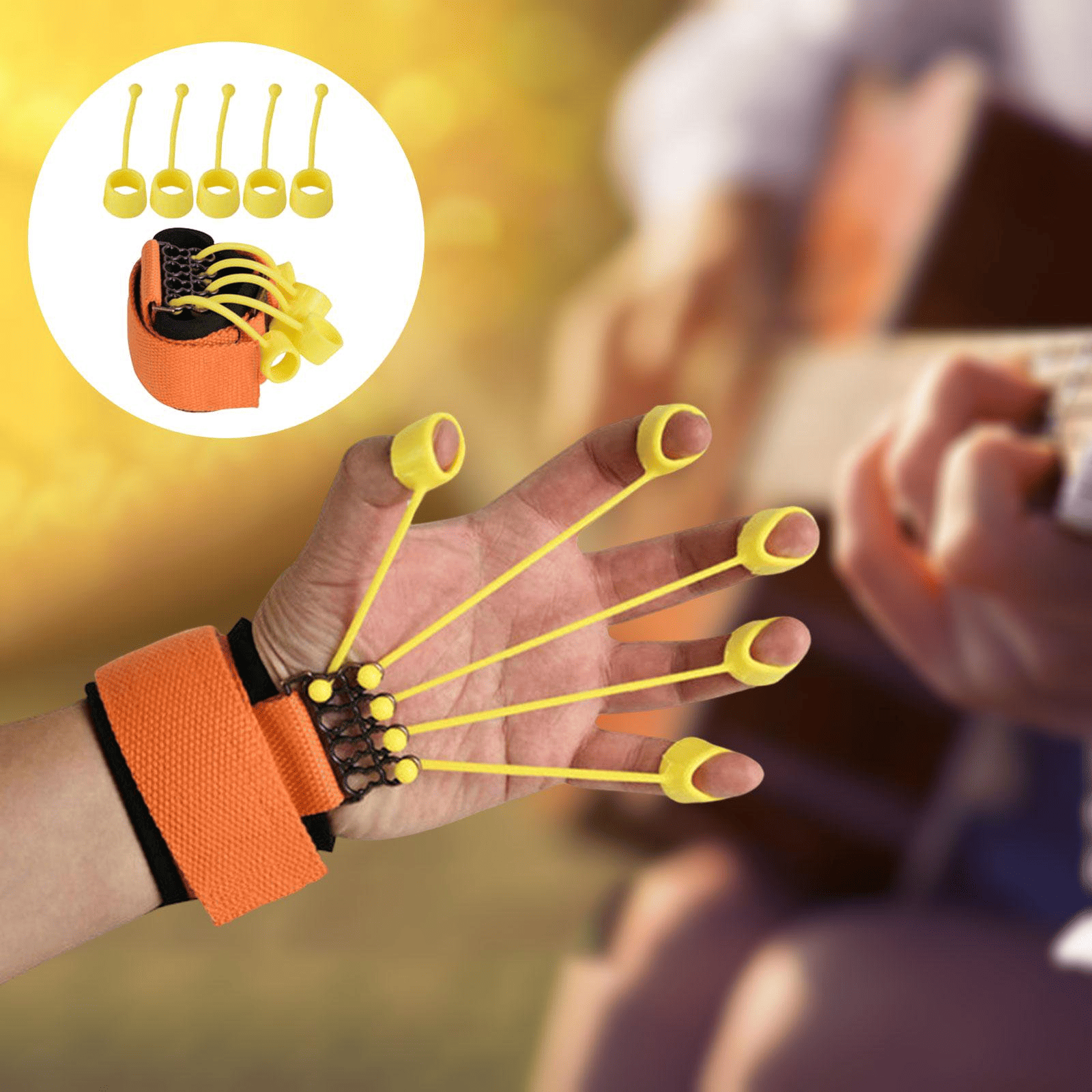 Finger flexion and extension trainer