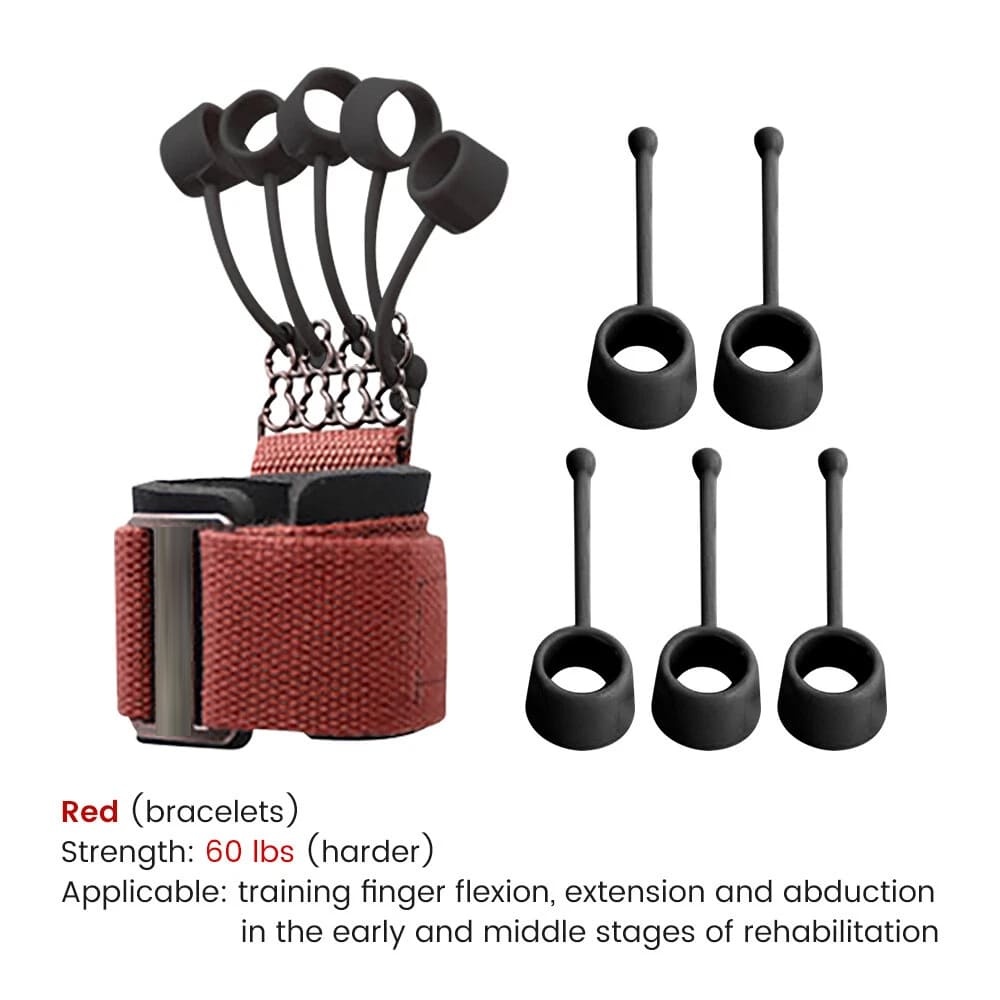 Finger flexion and extension trainer