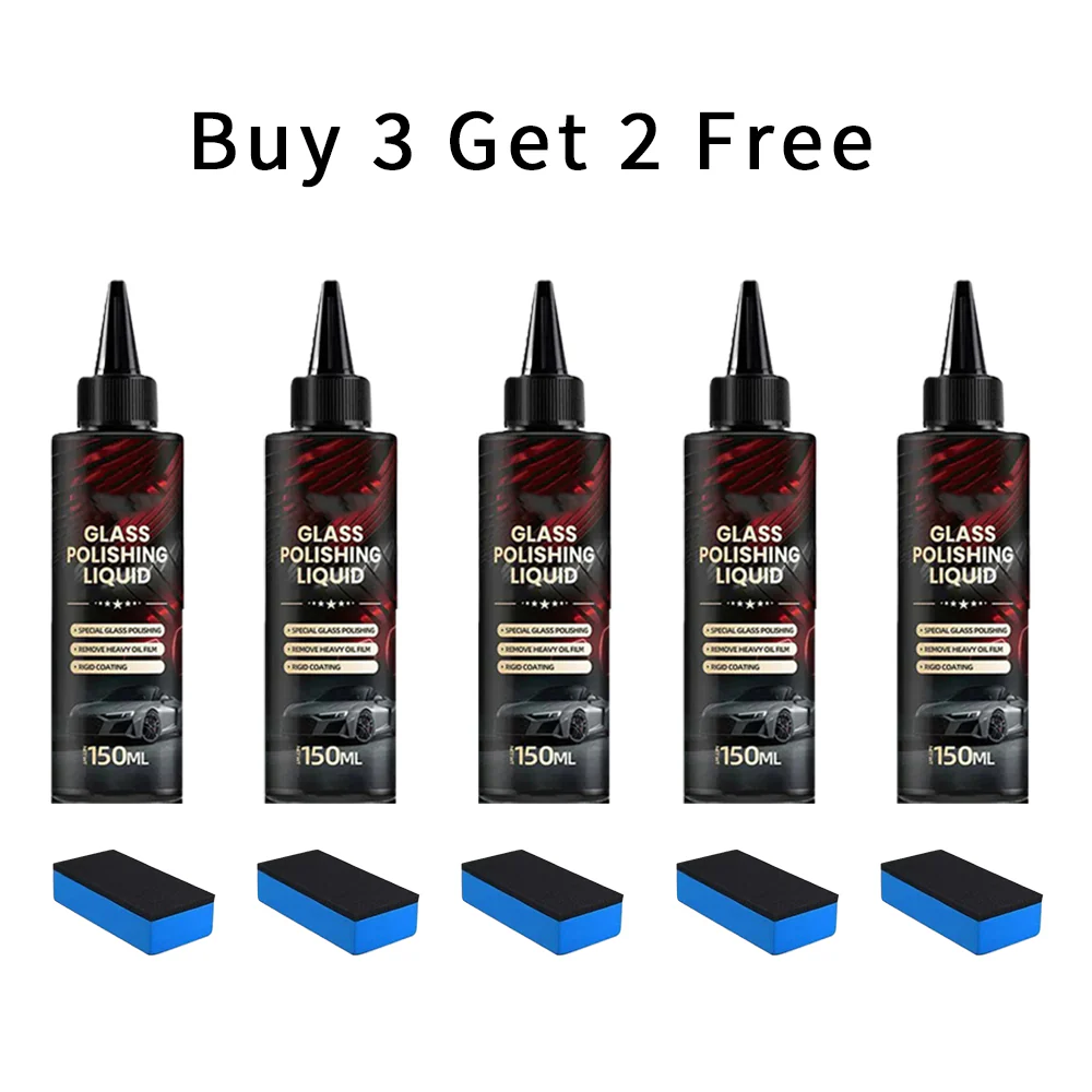 Car glass cleaner - anti-fog and oil-resistant