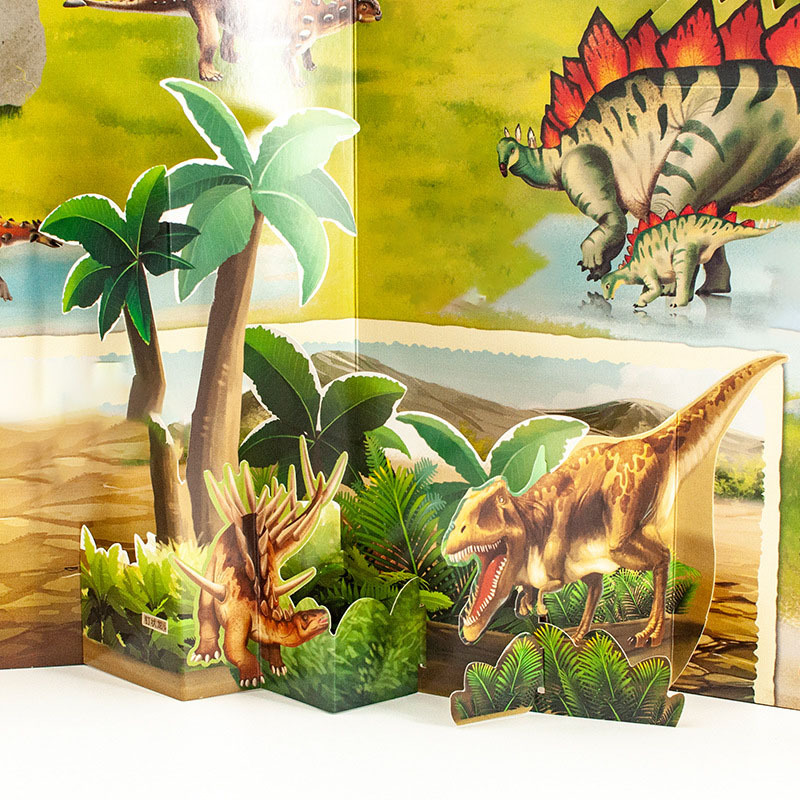 Revealing Dinosaurs 3d Stereoscopic Flip Book