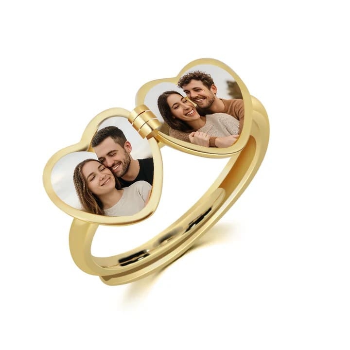 Custom-made luxury heart ring