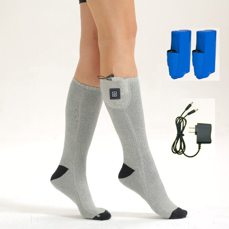 Electric foot heating socks