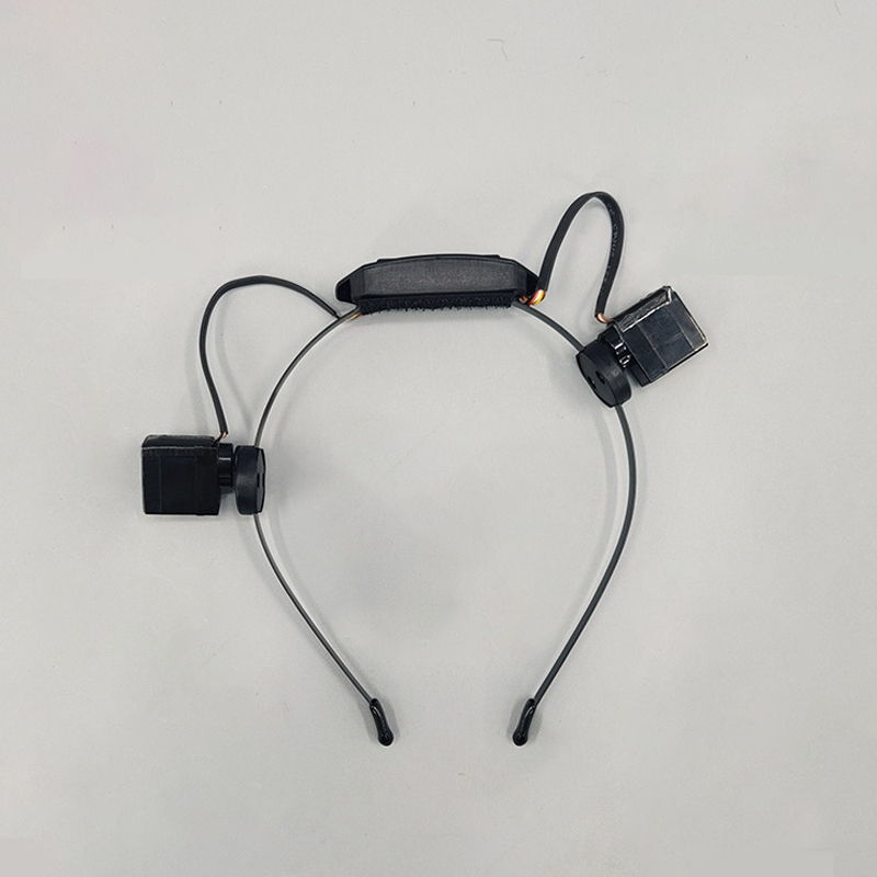 Rechargeable plush electric headband