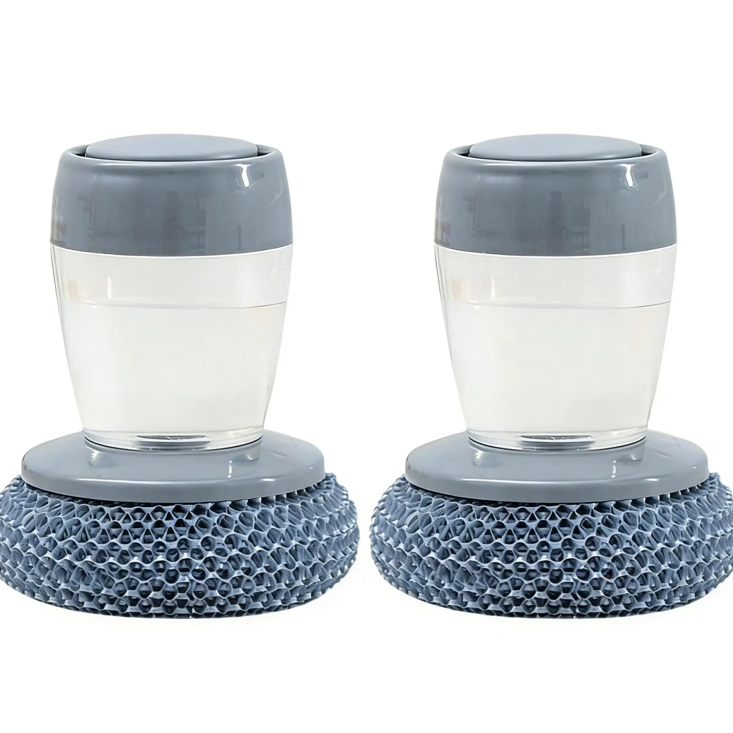 Automatic Liquid Filling Comfort Handle Soap Dispense Palm Brush for Kitchen Sink Pot Bowl Cleaning