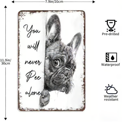 Vintage Black & White Cat Wall Art