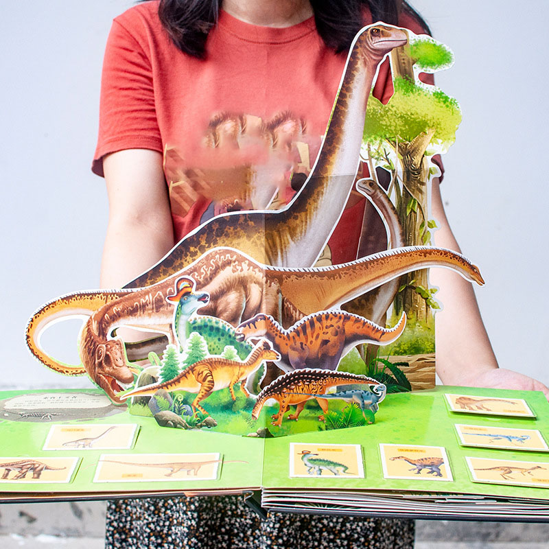 Revealing Dinosaurs 3d Stereoscopic Flip Book
