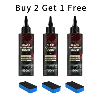 Car glass cleaner - anti-fog and oil-resistant