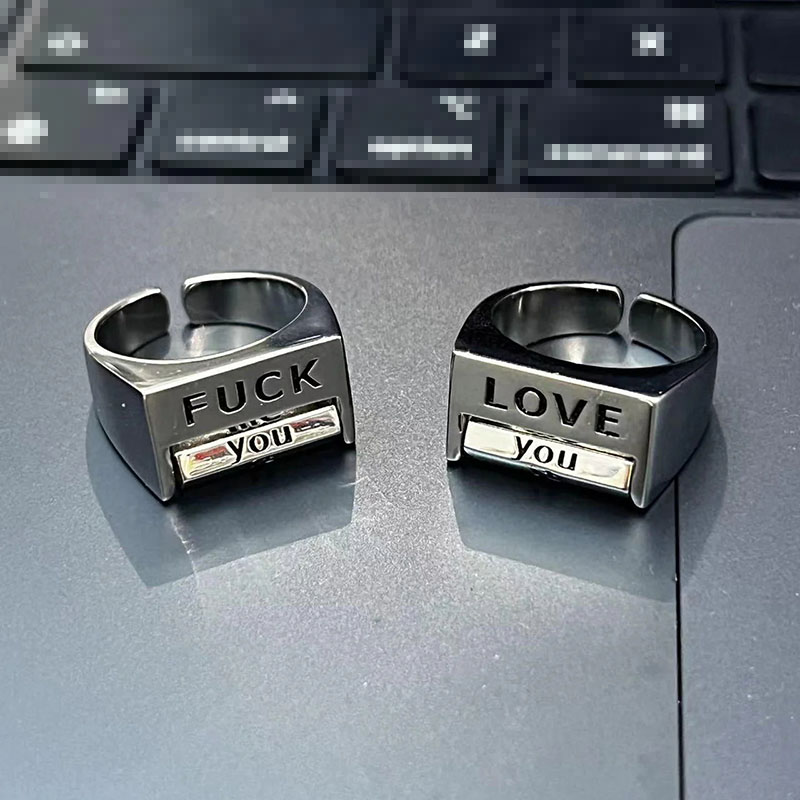 Spoof Ring Rotatable Interactive Ring