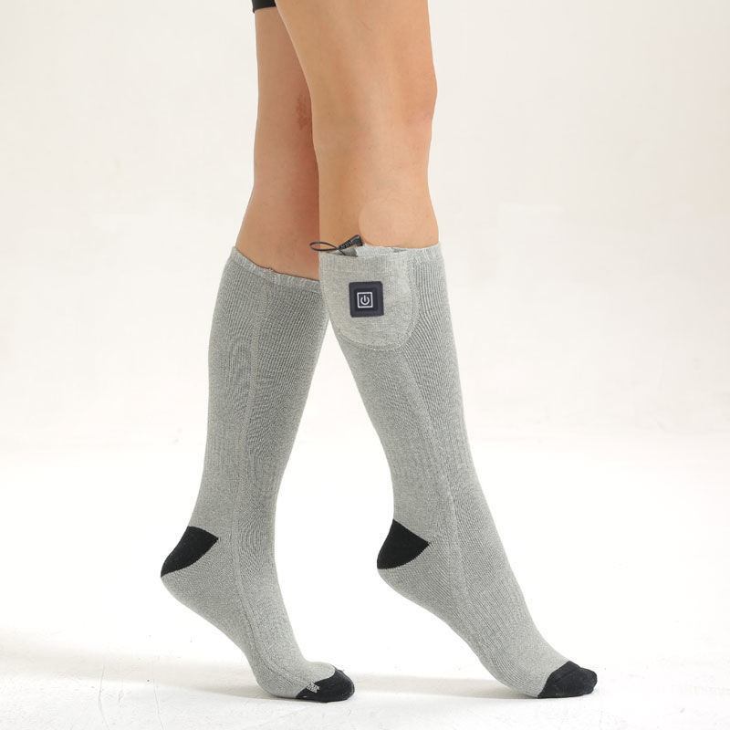 Electric foot heating socks